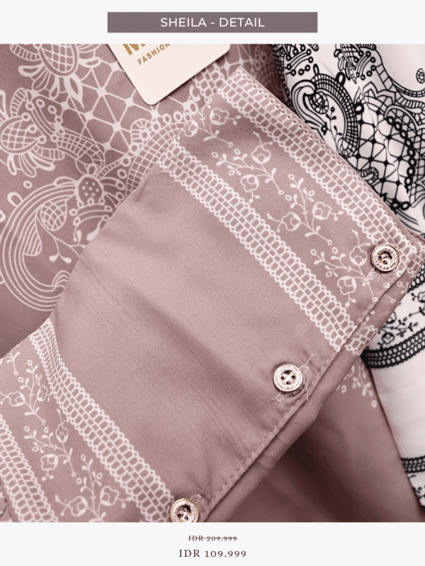Sheila Blouse – Motif Etnik Elegan - Malla Fashion Official