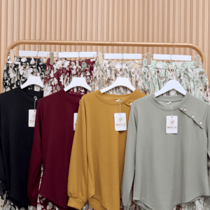 Yerina Setelan Rok Knit Rayon – DAILY SET CASUAL - Malla Fashion Official